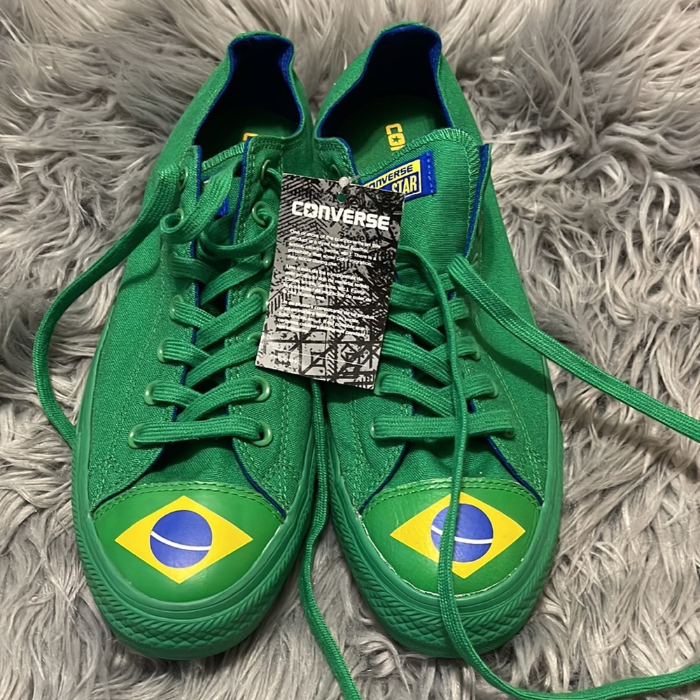 Converse All Star Chuck Taylor Low Top Brazil Flag Shoes